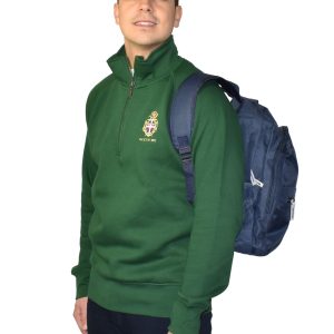REALE CIRCOLO CANOTTIERI TEVERE REMO – Felpa 1/2 zip – Verde