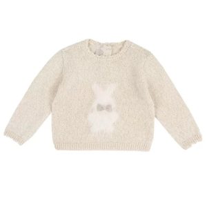 PULL TRICOT BEIGE CON CONIGLIO- Chicco