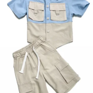 Camicione e Bermuda Le Parisien in Lino