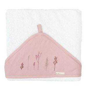 Asciugamano con Cappuccio Niza B.co/Lila – Bimbidreams