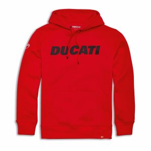 Felpa con cappuccio Ducati Logo rosso