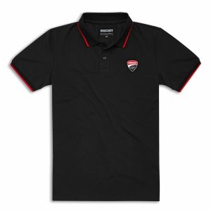 Polo DC Logo nera Ducati