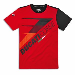 T-shirt DC Speed Rosso nero Ducati