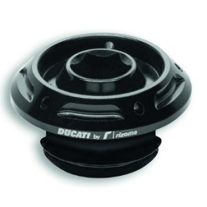 Tappo carico olio Ducati by Rizoma nero