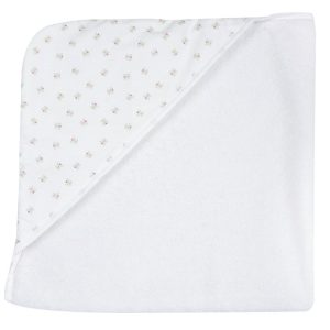 Accappatoio Quadrato con Fiorellini Verdi – Chicco