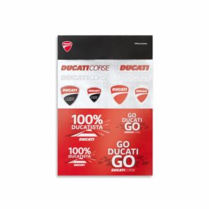 Ducati 100% Ducatista Red Original Stickers 987800981