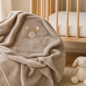 Copertina in Bamboo ricamata