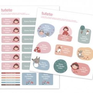 Etichette Adesive 29pz Little Red – Tutete