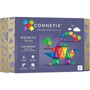 Connetix-24 Pezzi – Tessere Magnetiche – C