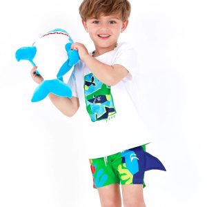 COSTUME BIMBO VERDE CON SQUALO – TUC TUC