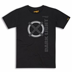 T-shirt Dark Light Scrambler nero