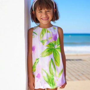 VESTITO ROSA FLOREALE – TUC TUC