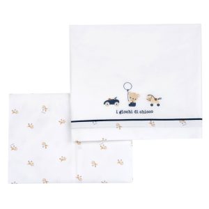 Set Lenzuola Carrozzina con Orsetto – Chicco