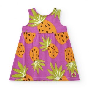 VESTITO VIOLA CON ANANAS – TUC TUC