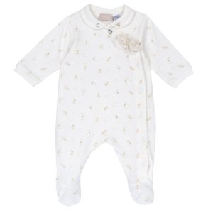 TUTINA RICAMATA LUREX CON ROSE APPLICATE – Chicco