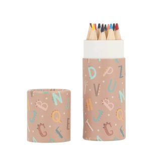 Tubo 12 Pastelli Funny Letters- Tutete