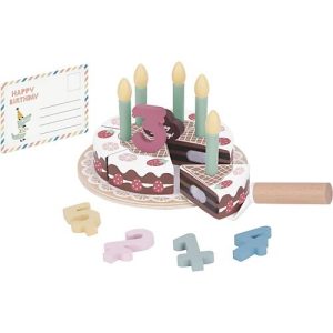 Set Gioco Torta Compleanno in Legno – Tooky Toy