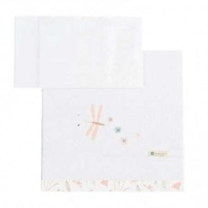Set Lenzuolo 50×80 Cotage  B/Rosa – Bimbidreams