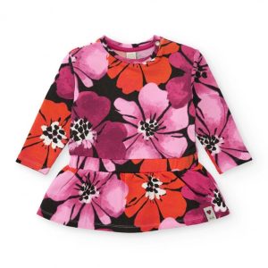 VESTITO STAMPA FLOREALE IN FUXIA – Tuc Tuc