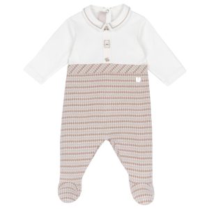 TUTINA PIED DE POULE BEIGE APERTA DIETRO – CHICCO