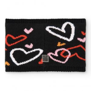 COLLO NERO CON CUORI COLORATI CARTOON CALLING – Tuc tuc