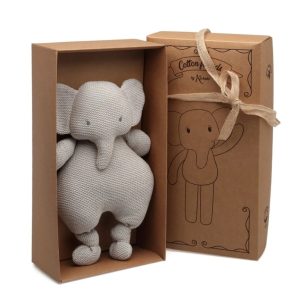 Peluche Elefante Cotone Grigio – Kiokids