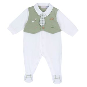 TUTINA M/L B.CA CON GILET VERDE – CHICCO
