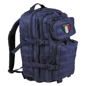 Zaino blu - patch Italia omaggio