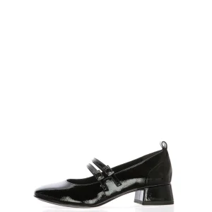 Ballerina maryjane in vernice con tacco basso Tamaris