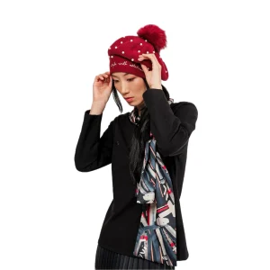 Berretto basco in maglia Mademoiselle Anekke