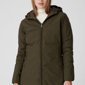 CIESSE – PIUMINO LUNGO DONNA REVERSIBILE Jusy – Verde militare