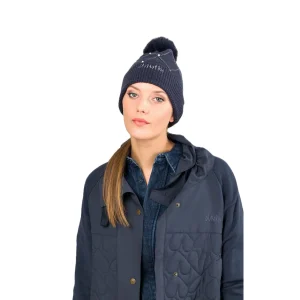 Cappello in maglia blu Anekke