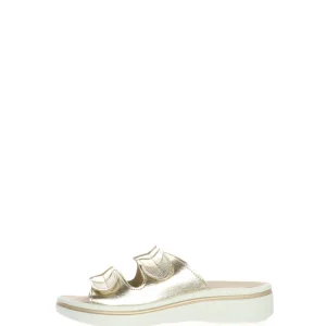 Sandalo scalzato con platare estraibile doppia fascia regolabile Cinzia Soft