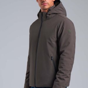 CIESSE – GIACCA CON CAPPUCCIO Herring – Verde