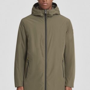 CIESSE – GIACCA LUNGA CON CAPPUCCIO Gunbu – Verde