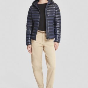 CIESSE – PIUMINO CORTO CON CAPPUCCIO Aghata – Blu