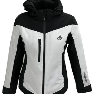 DUBIN – COMPLETO SCI DONNA Denali bianco e nero, pantalone nero