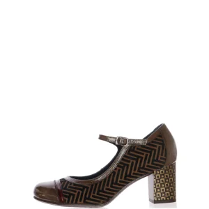 Décolleté Fluchos con Tacco e Cinturino Fluchos