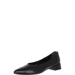 Decolletè bassa nera in pelle dal 42 al 44 Melluso