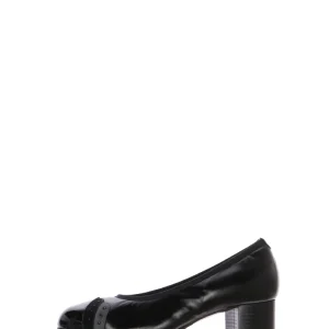 Decolletè calzata extralarge nero tacco basso Soffice Sogno