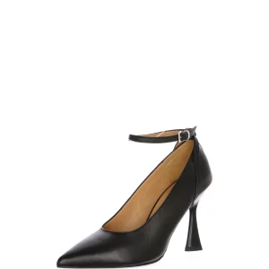 Decolletè in nappa con laccetto a caviglia Cafènoir