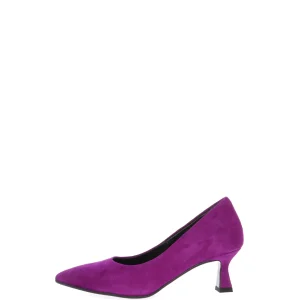 Decolletè in vero camoscio viola Melluso dal 33 al 44