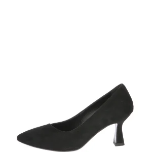 Decolletè nero in camoscio con scollo trasversale Melluso dal 33 al 44