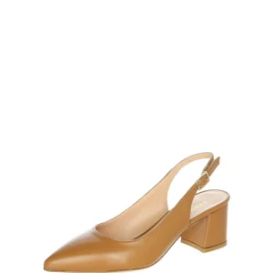 Slingback in pelle nappa tacco basso Soffice Sogno
