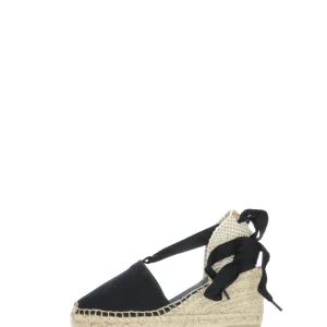 Espadrillas orginale in cotone allacciata a caviglia