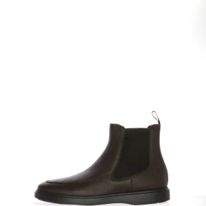 Beatles in pelle nera e testa di moro Frau