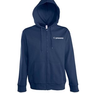 Felpa Spinning® 2024 Blu Con Cappuccio