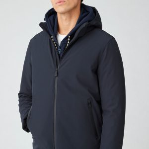 CIESSE – GIACCA CON CAPPUCCIO Herring – Blu