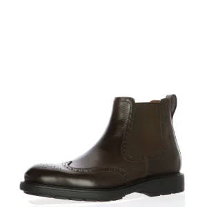 Stivaletto chelsea uomo in pelle marrone Nero Giardini