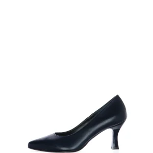 Decolletè in vera pelle blu o nera Soffice Sogno